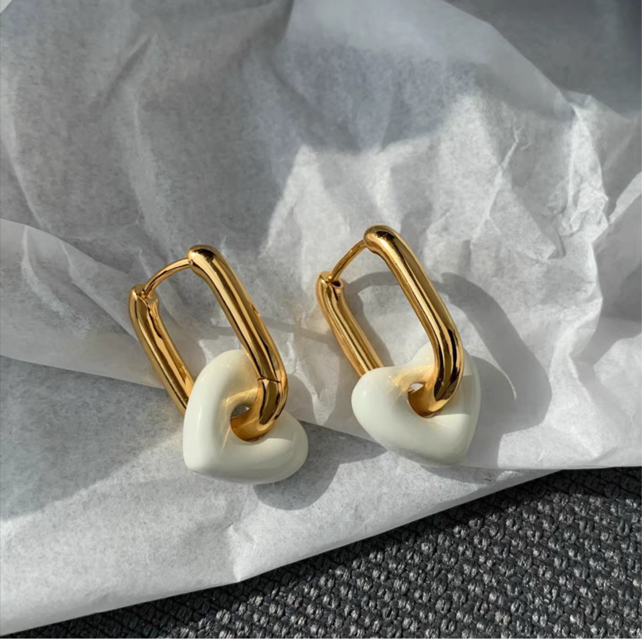 Heart earrings