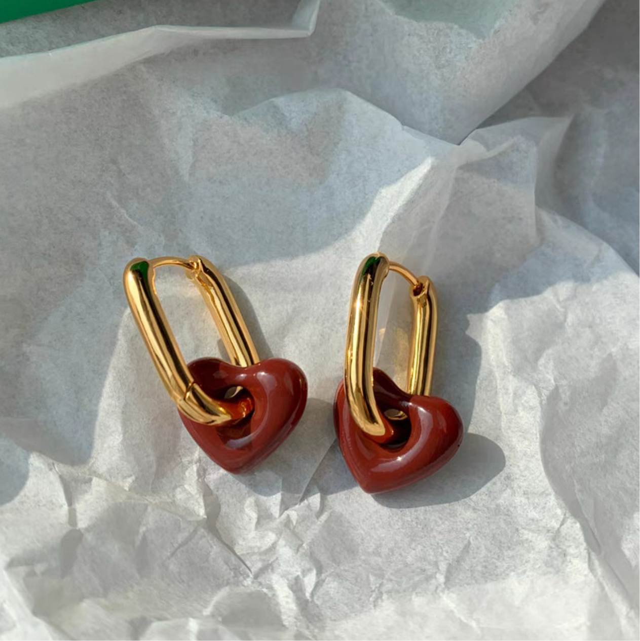 Heart earrings
