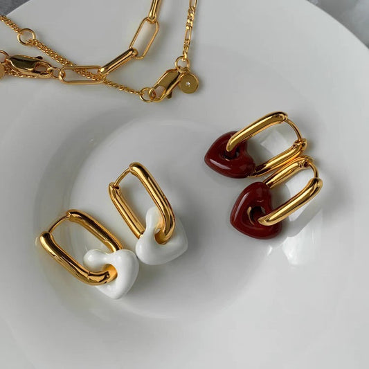 Heart earrings